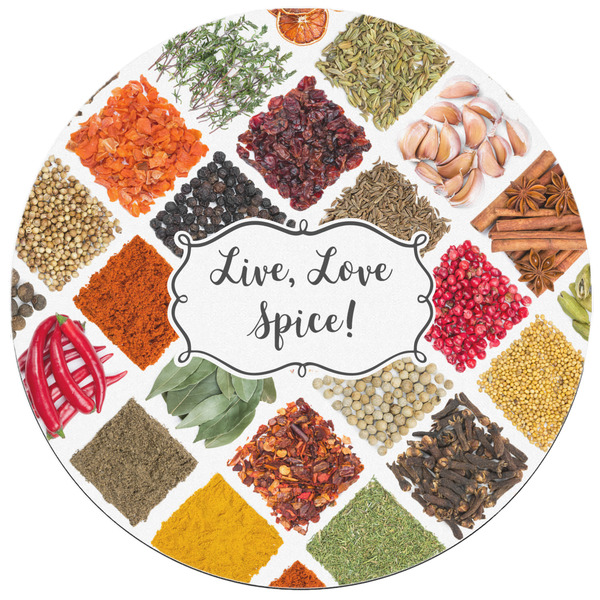 Spices Round Mousepad - APPROVAL