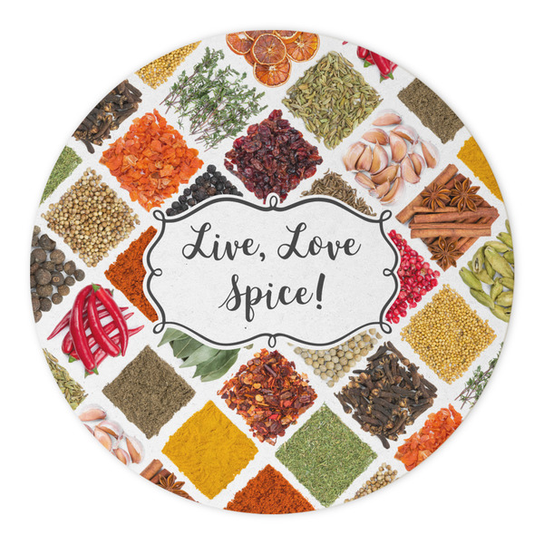Spices Round Paper Coaster - Approval