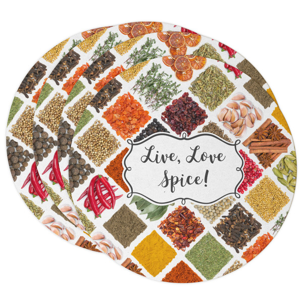 Custom Spices Round Paper Coasters
