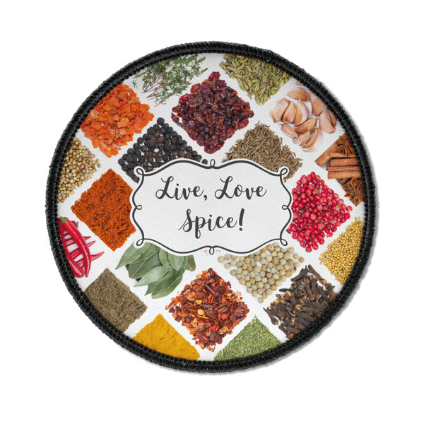 Custom Spices Iron On Round Patch