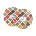 Spices Sandstone Car Coasters (Personalized)