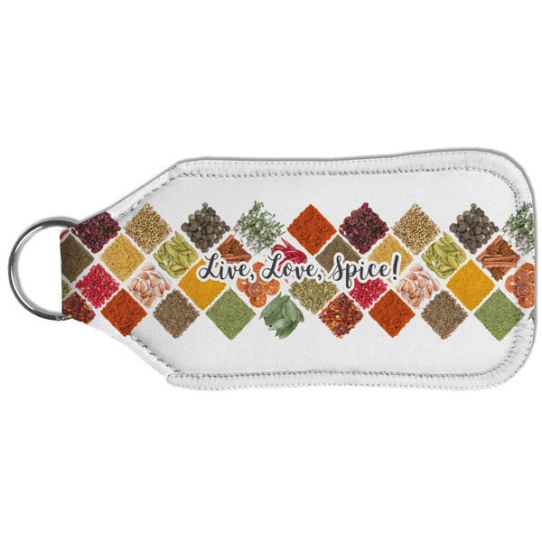 Spices Sanitizer Holder Keychain - Large (Back)