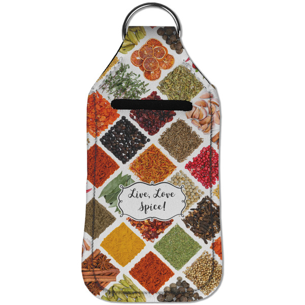 Spices Sanitizer Holder Keychain - Large (Front)