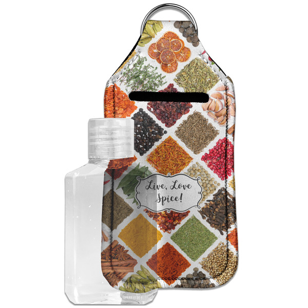 Custom Spices Hand Sanitizer & Keychain Holder - Large