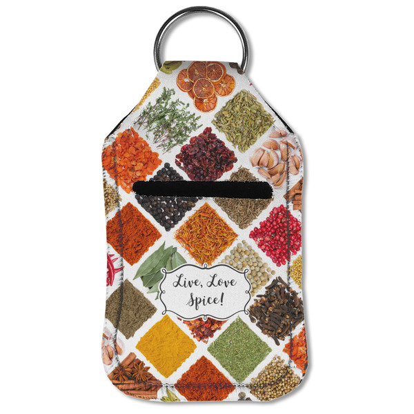 Spices Sanitizer Holder Keychain - Small (Front Flat)