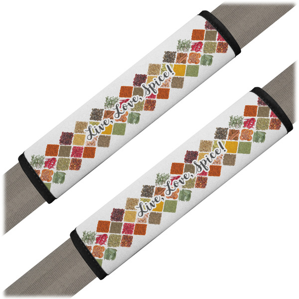 Custom Spices Seat Belt Covers (Set of 2) (Personalized)