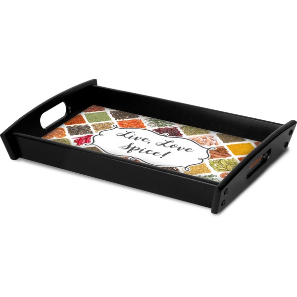 Spices Serving Tray Black - Corner