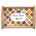 Spices Natural Wooden Tray - Small (Personalized)