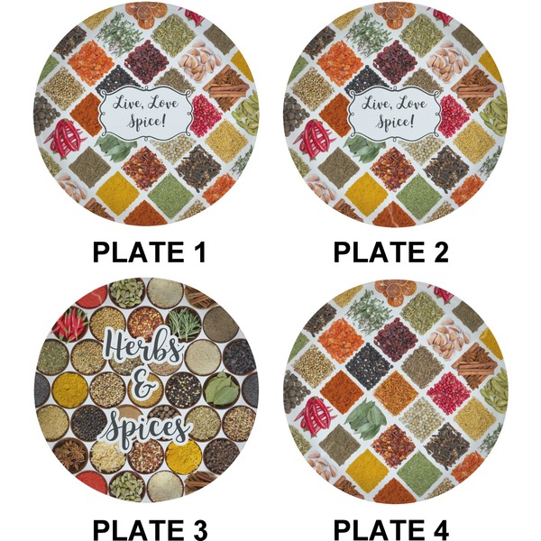 Spices Set of Lunch / Dinner Plates (Approval)