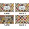 Spices Set of Rectangular Dinner Plates (Approval)