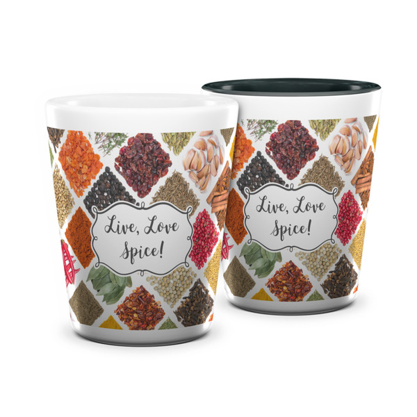 Custom Spices Ceramic Shot Glass - 1.5 oz
