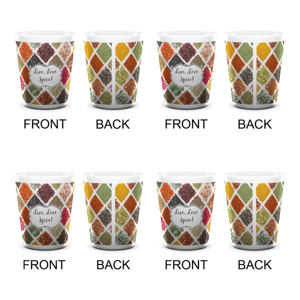 Spices Shot Glass - White - Set of 4 - APPROVAL
