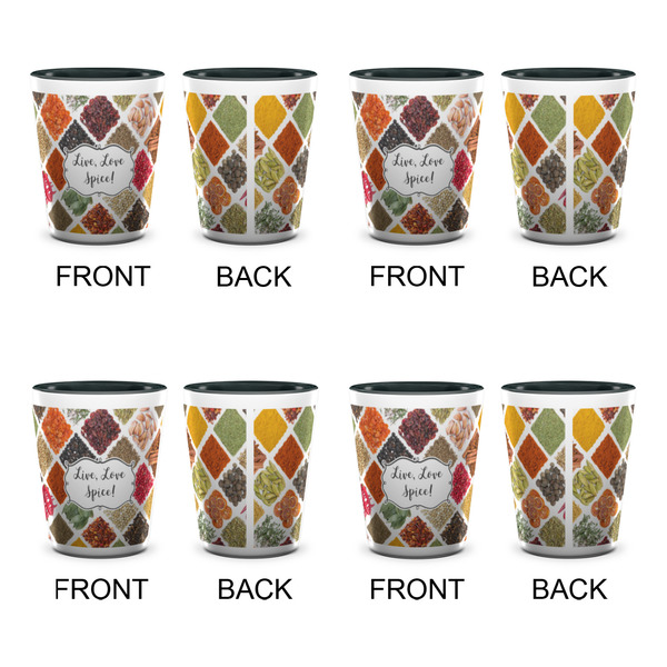 Spices Shot Glassess - Two Tone - Set of 4 - APPROVAL