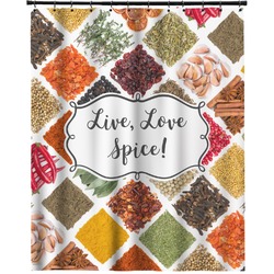 Spices Extra Long Shower Curtain - 70"x84" (Personalized)