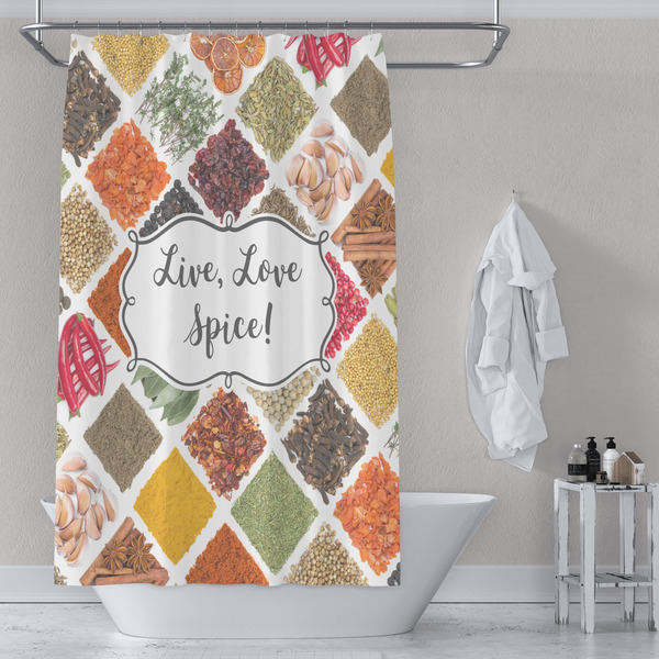 Spices Shower Curtain Lifestyle