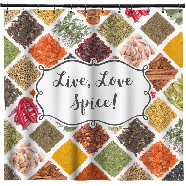 Custom Spices Shower Curtain (Personalized)