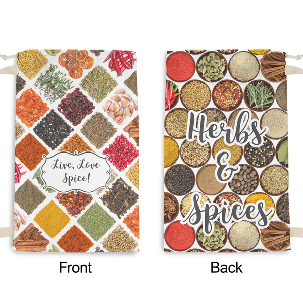Spices Small Laundry Bag - Front & Back View