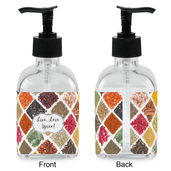 Spices Glass Soap/Lotion Dispenser - Approval