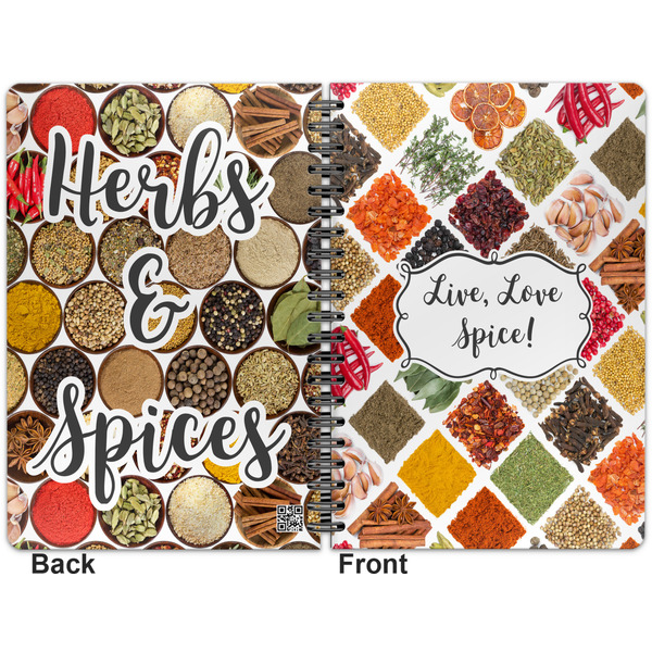 Spices Spiral Journal 7 x 10 - Apvl