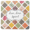 Spices Square Rubber Backed Coaster (Personalized)
