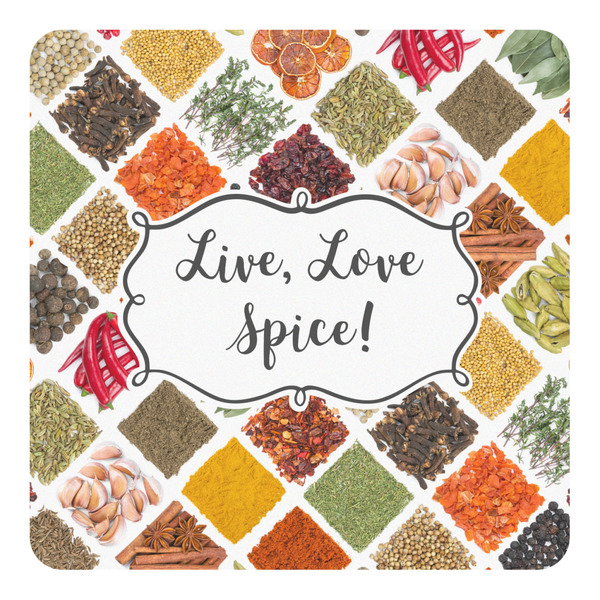 Custom Spices Square Decal - Large (Personalized)