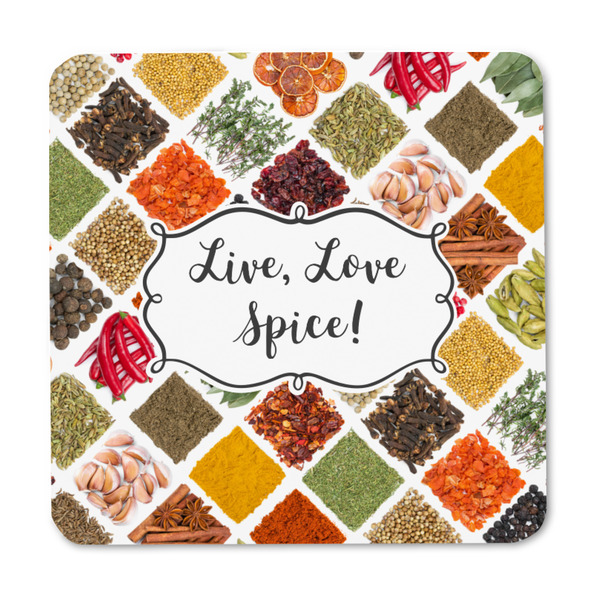 Spices Square Fridge Magnet - FRONT