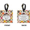 Spices Square Luggage Tag (Front + Back)