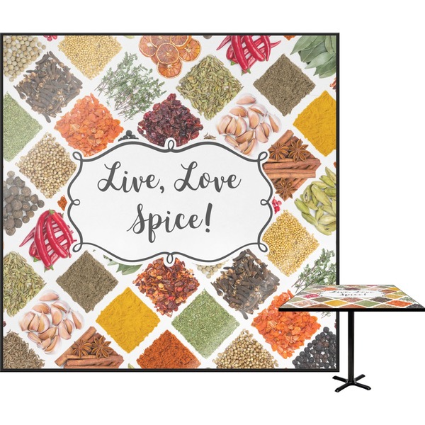 Custom Spices Square Table Top (Personalized)