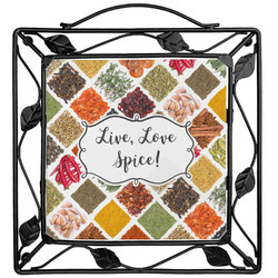 Spices Square Trivet (Personalized)
