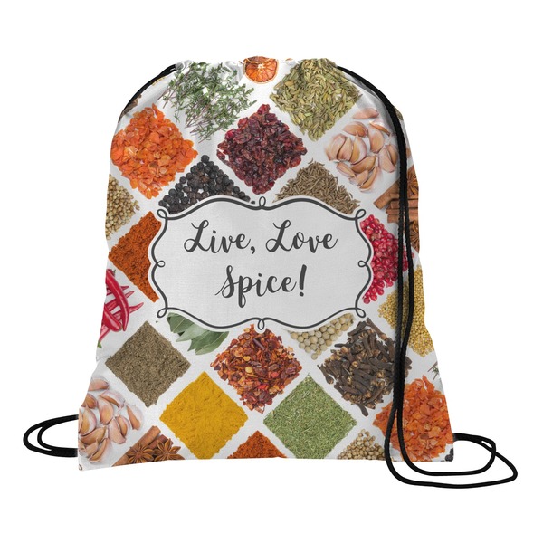 Custom Spices Drawstring Backpack - Medium (Personalized)