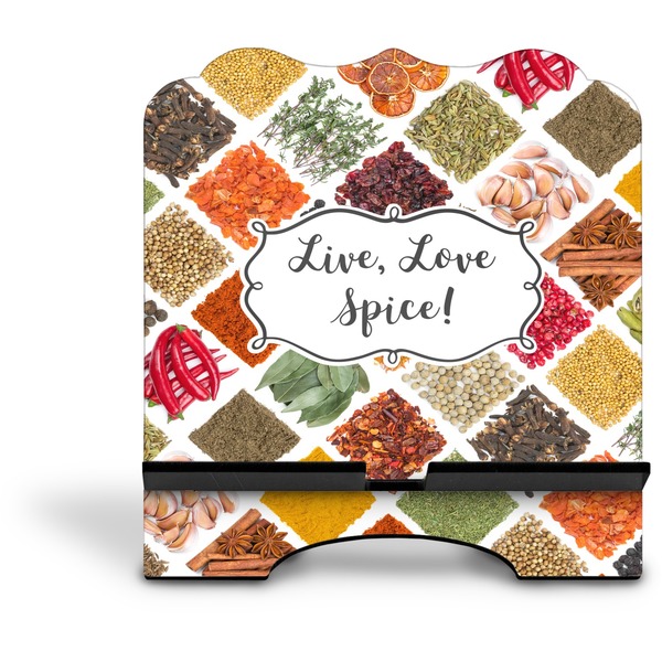 Spices Stylized Tablet Stand - Front without iPad