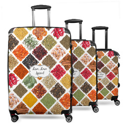 Spices 3 Piece Luggage Set - 20" Carry On, 24" Medium Checked, 28" Large Checked