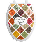 Spices Toilet Seat Decal - Elongated (Personalized)