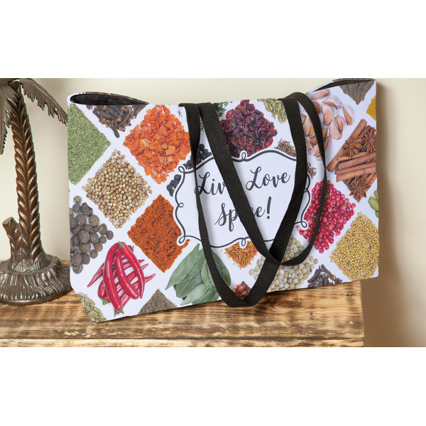 Spices Tote w/Black Handles - Lifestyle View