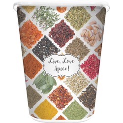 Spices Waste Basket - Double Sided (White)