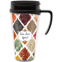 Spices Acrylic Travel Mug with Handle (Personalized)