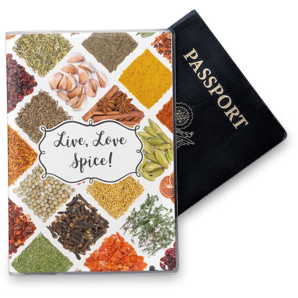 Custom Spices Vinyl Passport Holder (Personalized)