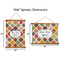 Spices Wall Hanging Tapestries - Parent/Sizing