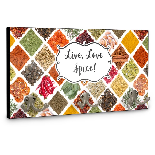 Spices Wall Mounted Coat Hanger - Side View