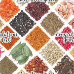 Spices Wallpaper & Surface Covering (Peel & Stick 24"x 24" Sample)
