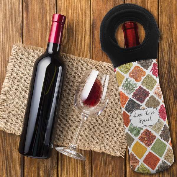 Spices Wine Tote Bag - FLATLAY