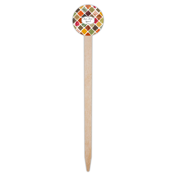 Spices Wooden 6" Food Pick - Round - Single Pick