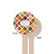 Spices Wooden 6" Stir Stick - Round - Single Sided - Front & Back