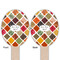 Spices Wooden Food Pick - Oval - Double Sided - Front & Back