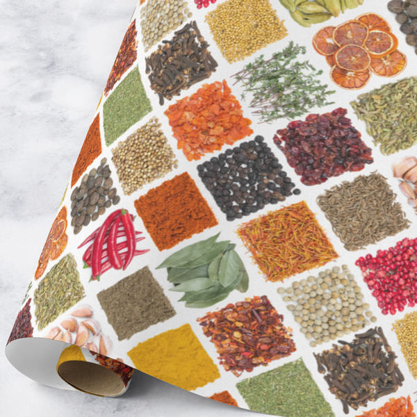 Custom Spices Wrapping Paper Roll - Large - Matte