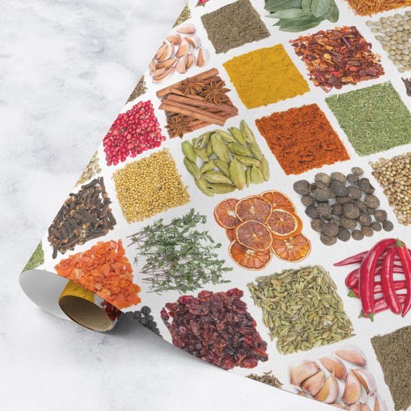 Custom Spices Wrapping Paper Roll - Medium - Matte