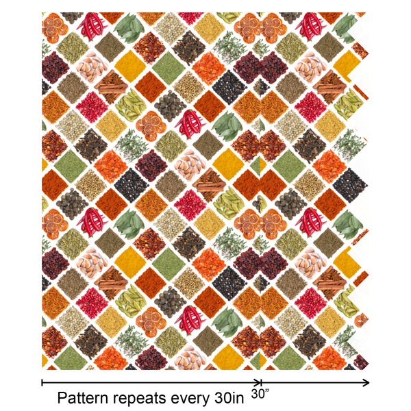 Spices Wrapping Paper Roll - Matte - Partial Roll