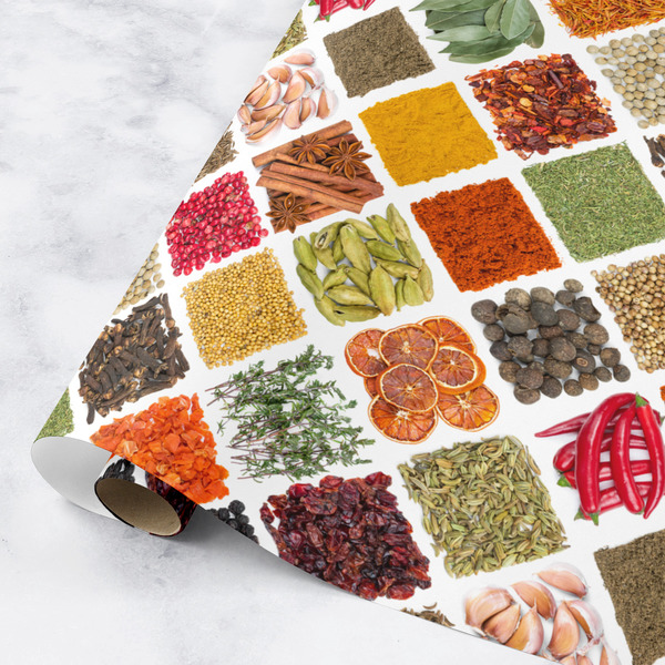 Custom Spices Wrapping Paper Roll - Small