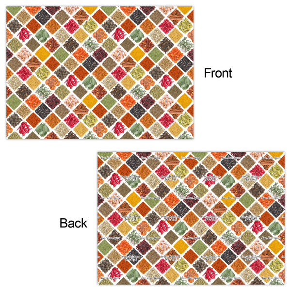 Spices Wrapping Paper Sheet - Double Sided - Front & Back