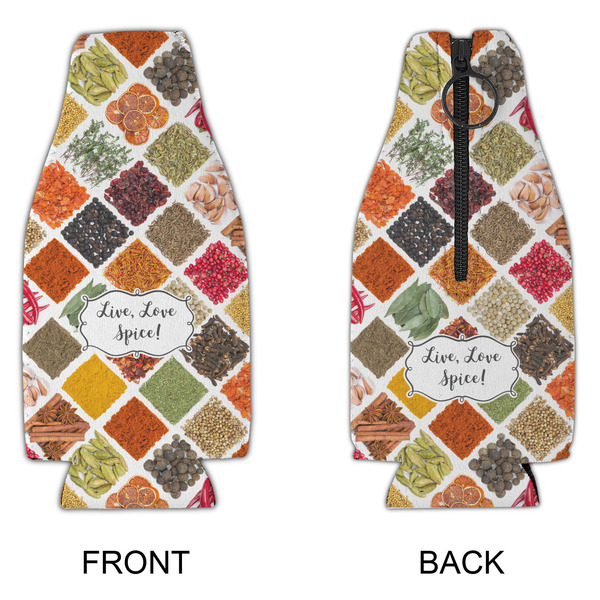 Spices Zipper Bottle Cooler - APPROVAL